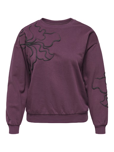 Only Carmakoma sweater met print 15353306 CARODESSA Mauve