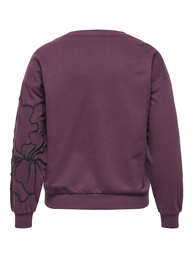 Only Carmakoma sweater met print 15353306 CARODESSA Mauve