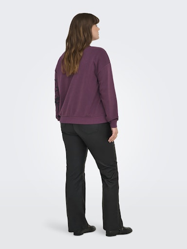 Only Carmakoma sweater met print 15353306 CARODESSA Mauve