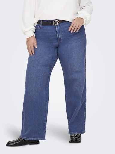 Only Carmakoma wide fit jeans 30" 15343470 30" CARSNOW med.blue denim