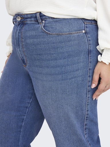Only Carmakoma wide fit jeans 30" 15343470 30" CARSNOW med.blue denim
