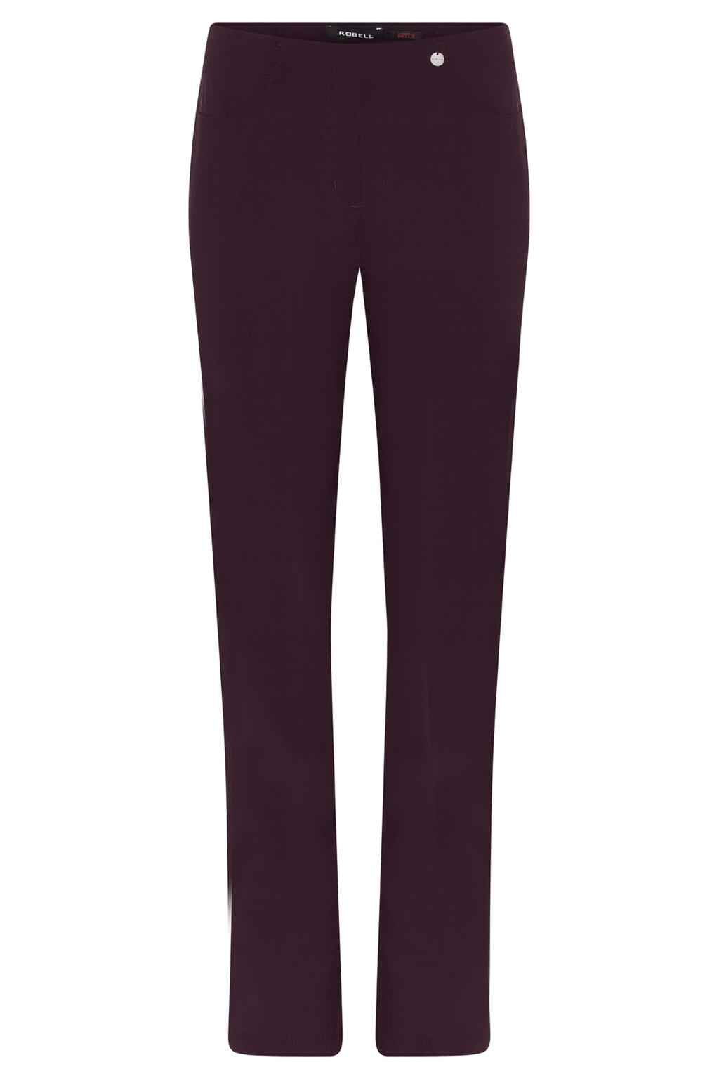 Robell broek met rechte pijp en rondom elastiek 51559 54025 Bella 586