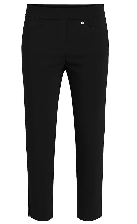 Robell slim fit broek tot de enkel 53579 5499 Rose 90 Zwart