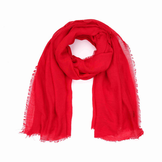 Sjaal uni SH68418 rood