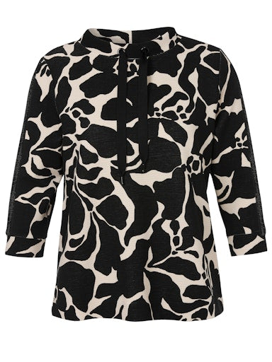Sweatshirt 2511441 zwart / beige