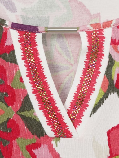 T-shirt met ronde hals 2512751 Multi colour