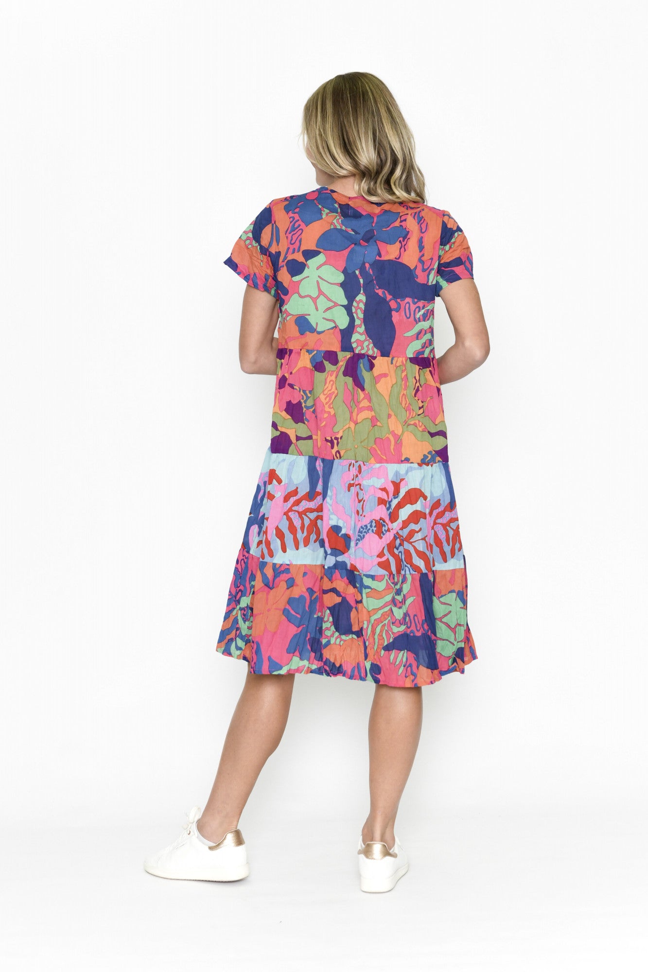 Thalia Tiered Dress DW114H Multi