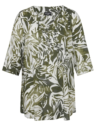 Tuniek met V-hals 2512902 Olijf