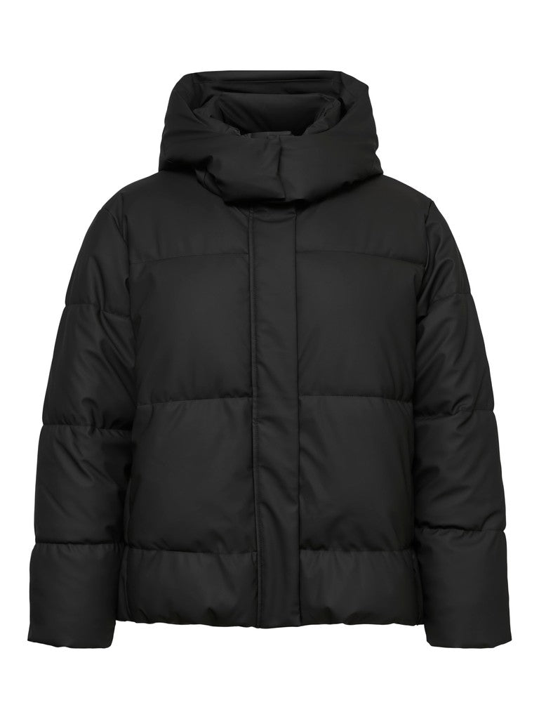 Vero Moda Curve gewatteerde jas zwart