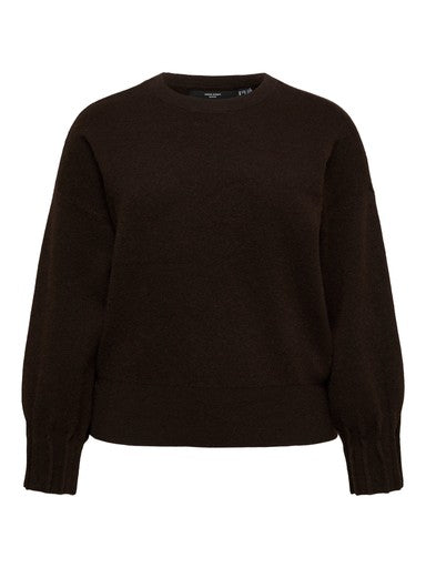 Vero Moda Curve trui Chocolate Torte/MELANGE