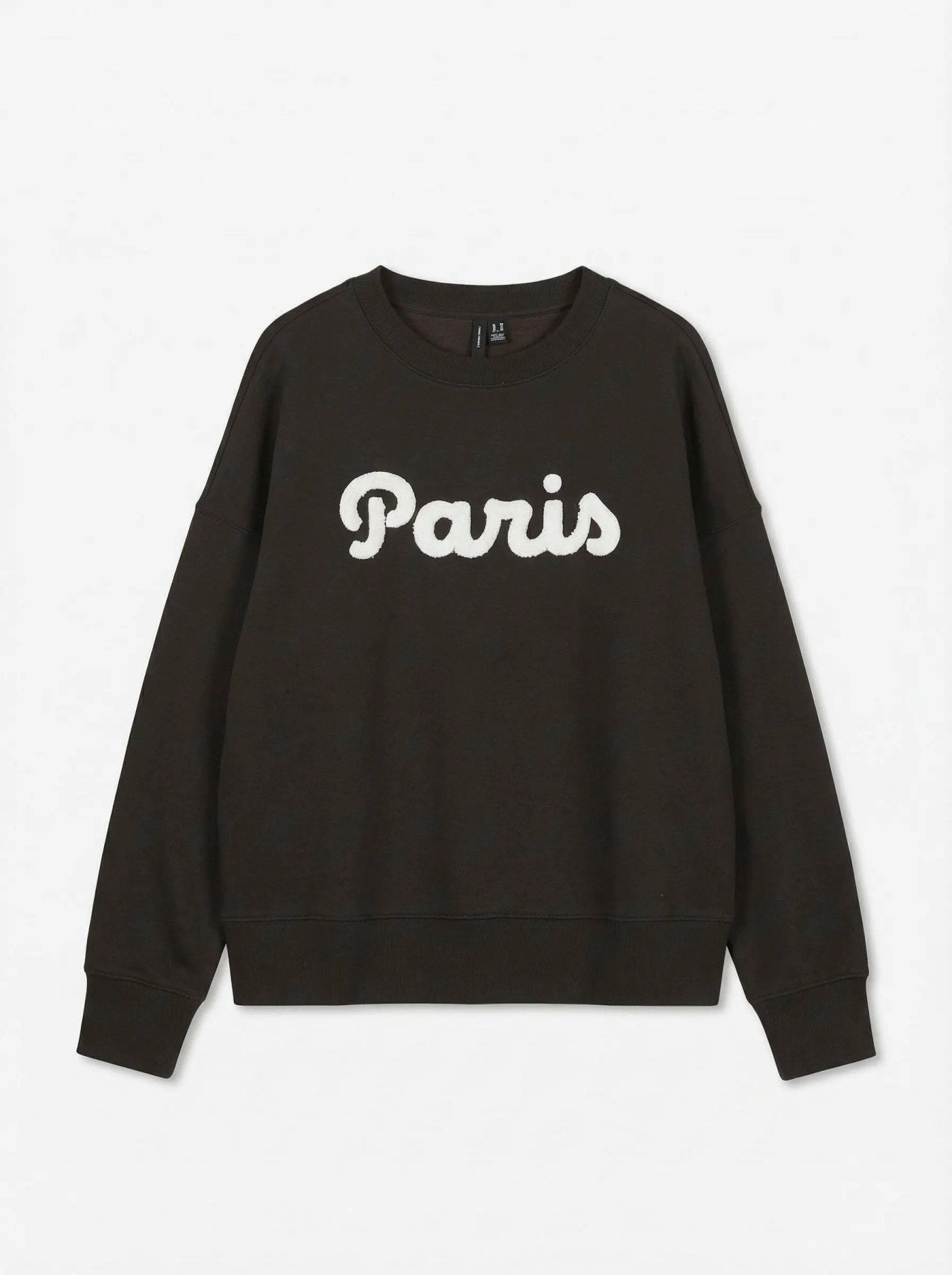 Vero Moda Curve sweater Chocolate Torte, Paris-print