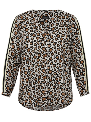 Via Appia Blouse met V-hals 2514915 Taupe