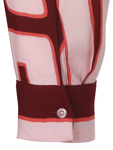 Via Appia Blouse met kraag 2514663 Roze