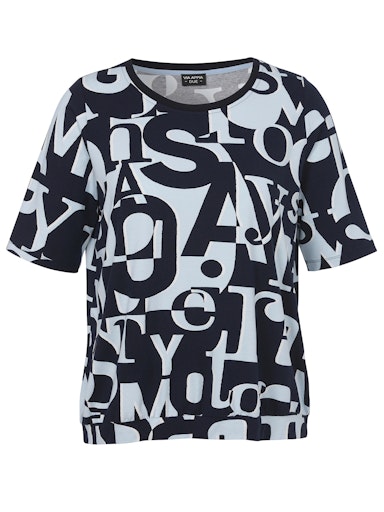Via Appia T-Shirt Ronde hals 2514409 Blauw