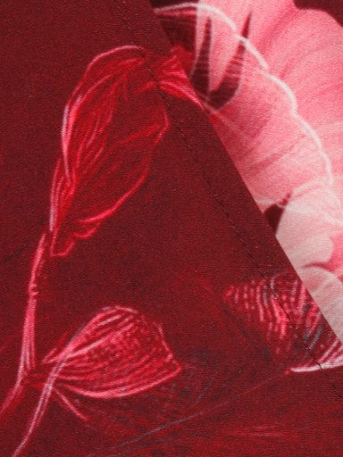 Via Appia blouse bordeaux, detailfoto