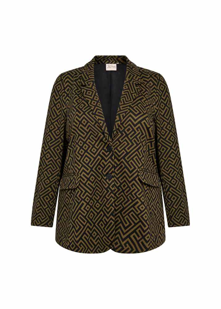 Wasabi blazer W20426 Groen