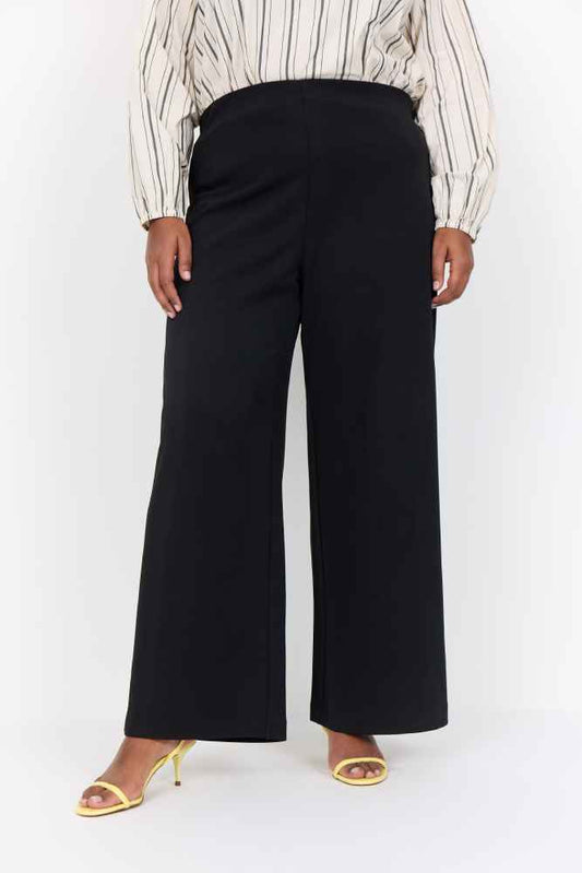 Wasabi broek met rechte pijp W20246 KUFA Zwart