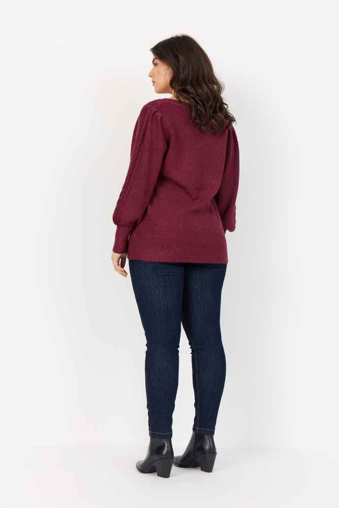Wasabi trui W30093 WA-NANINE Rood
