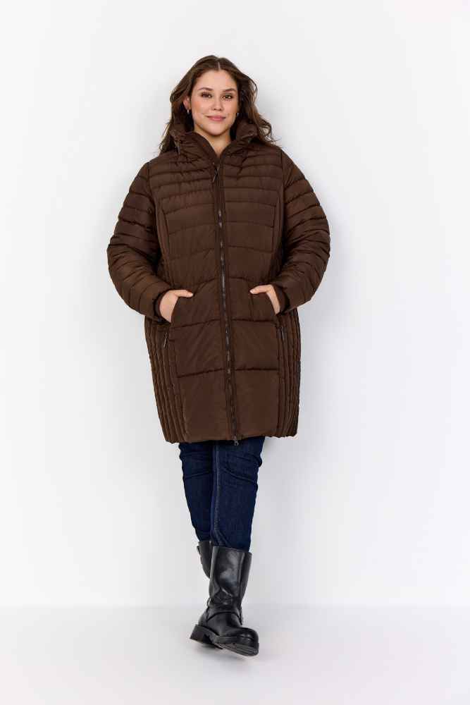 Wasabi winterjas W10188 Bruin