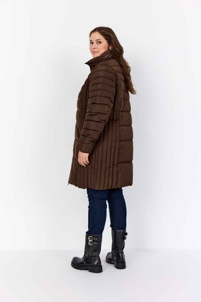 Wasabi winterjas W10188 Bruin