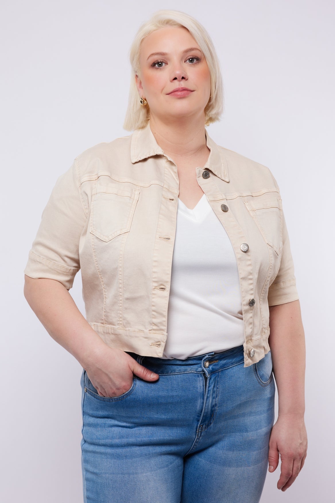 Xandra jacket 25ZNE01 Zand