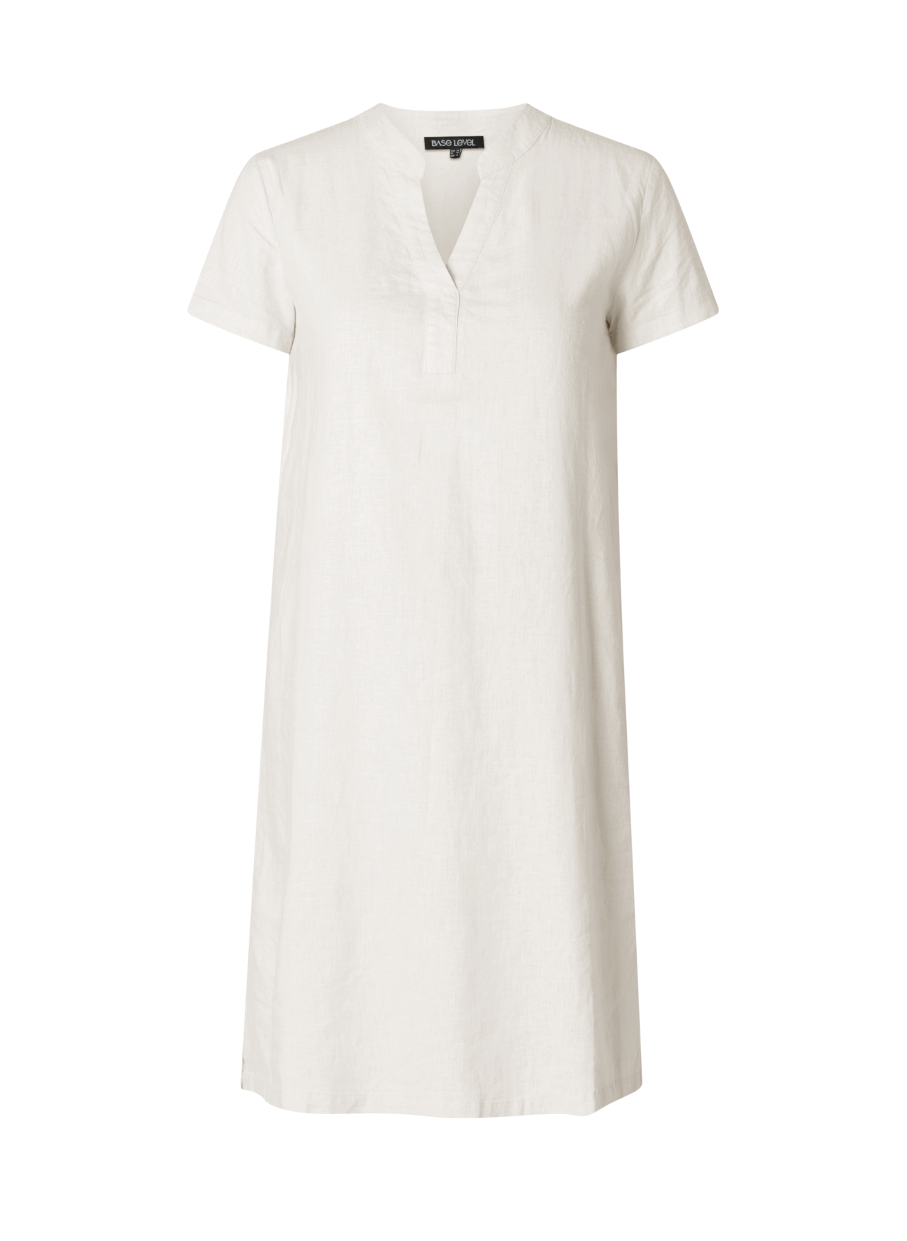 Base Level Curvy jurk Yacinthe 7000096 Wit