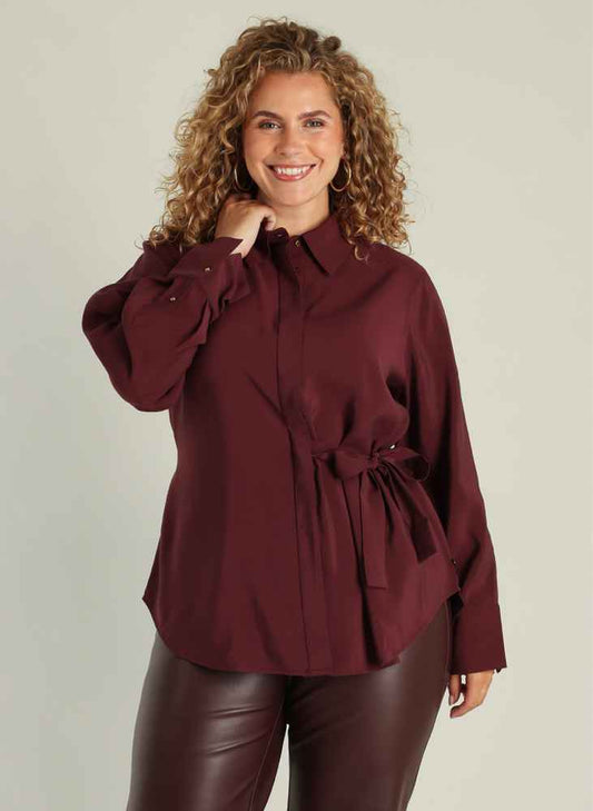 Yest Curve blouse A005783 Giselle Bordeaux