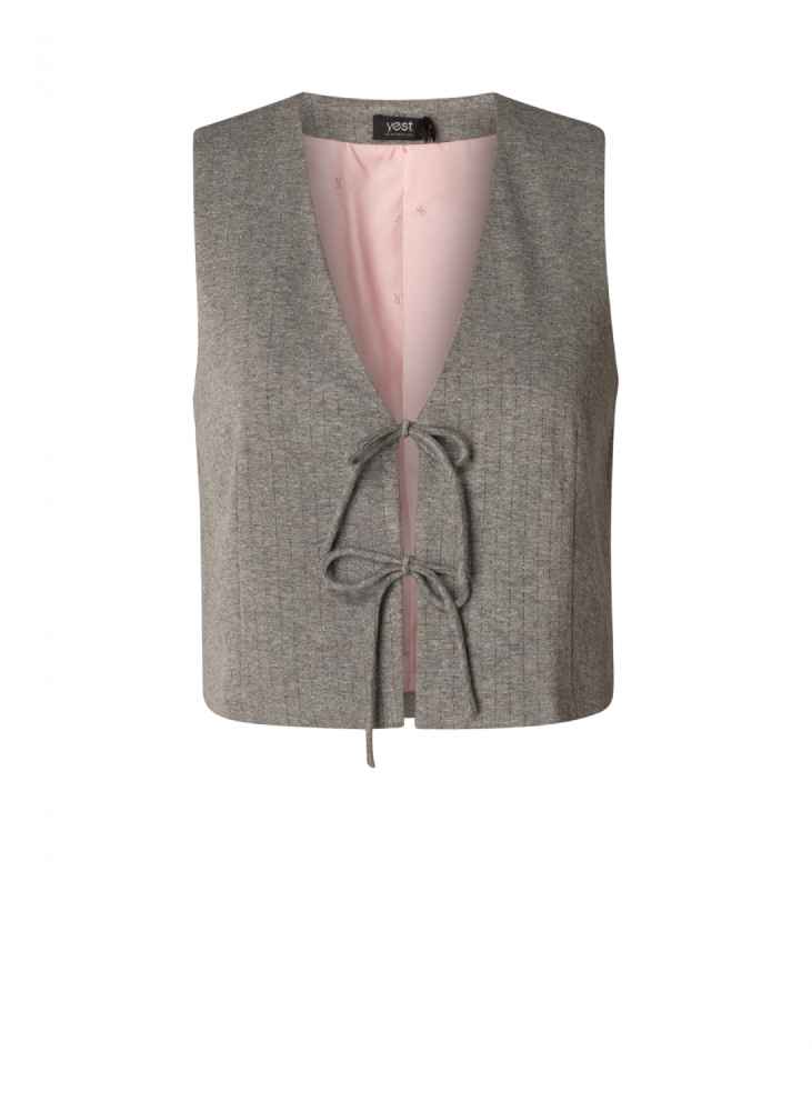 Yest Curve gilet A005658 Fabienne grijs