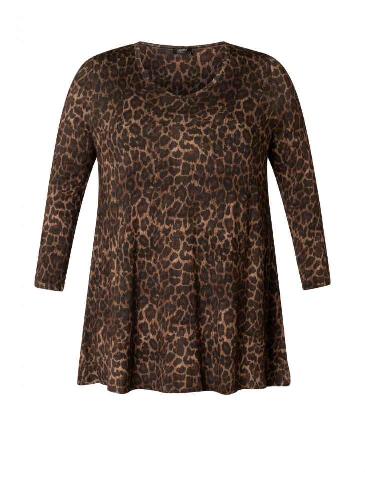 Yest Curve shirt A-lijn A006004 Ankaria Leopard
