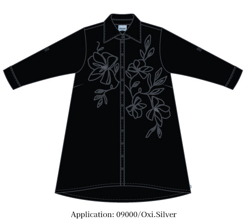 Zhenzi Blouse 201047 Siba Zwart