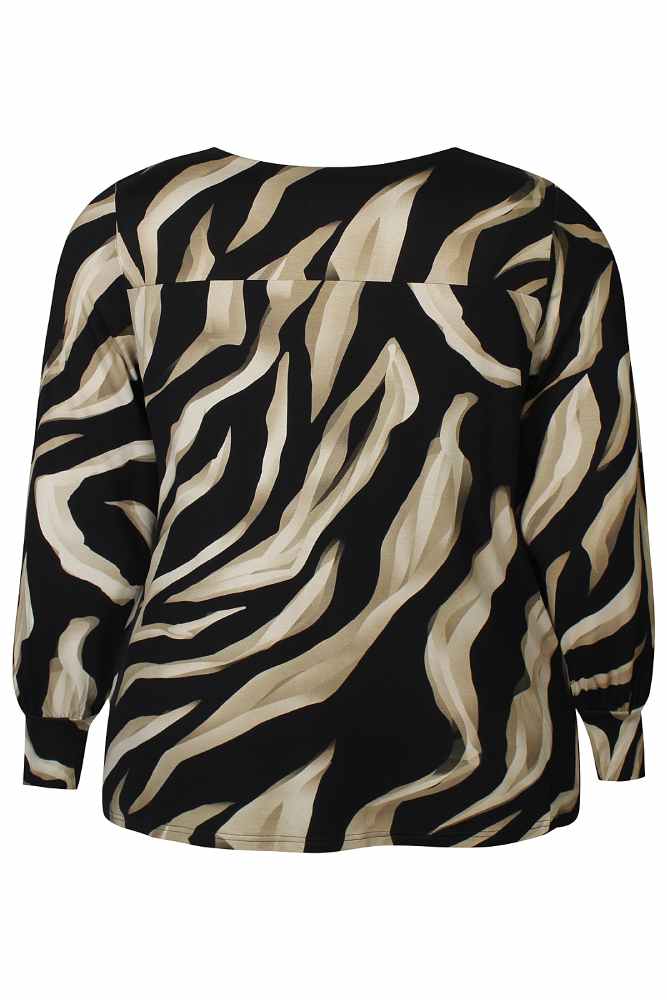 Zhenzi Shirt 201024 Saia Zwart