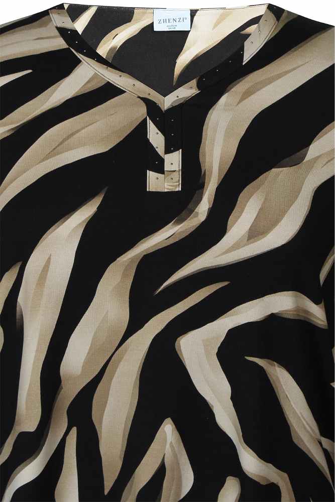 Zhenzi Shirt 201024 Saia Zwart