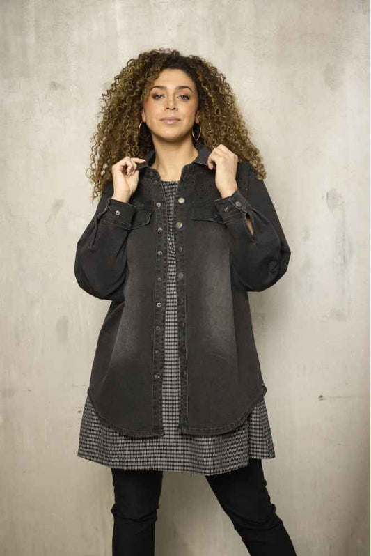 Zhenzi blouse 201076 Suna grijs