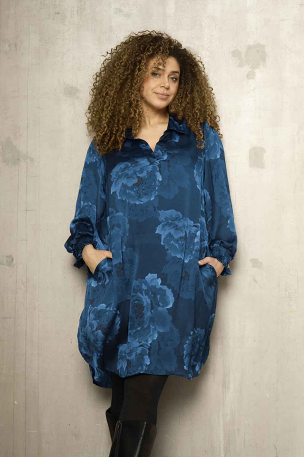 Zhenzi jurk 201063 Skye Blauw