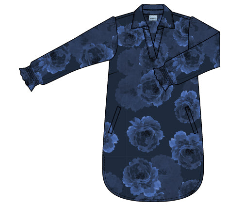 Zhenzi jurk 201063 Skye Blauw