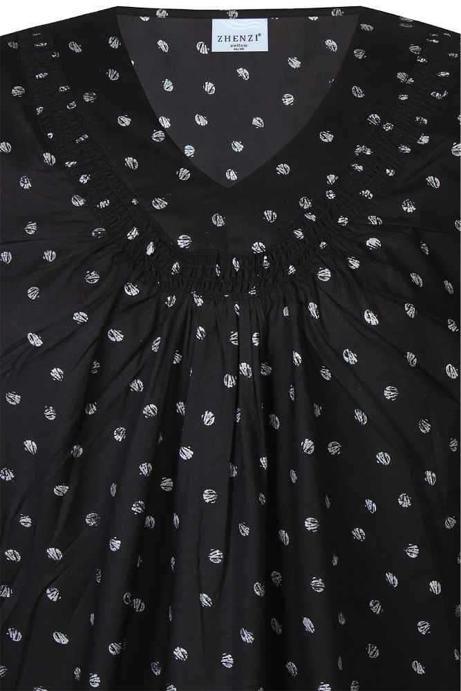 Zhenzi shirt 201128 Vela Zwart