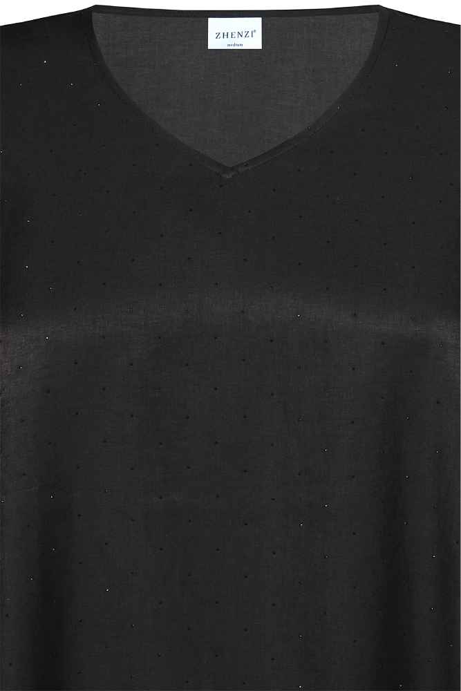 Zhenzi shirt 201235Tica Zwart