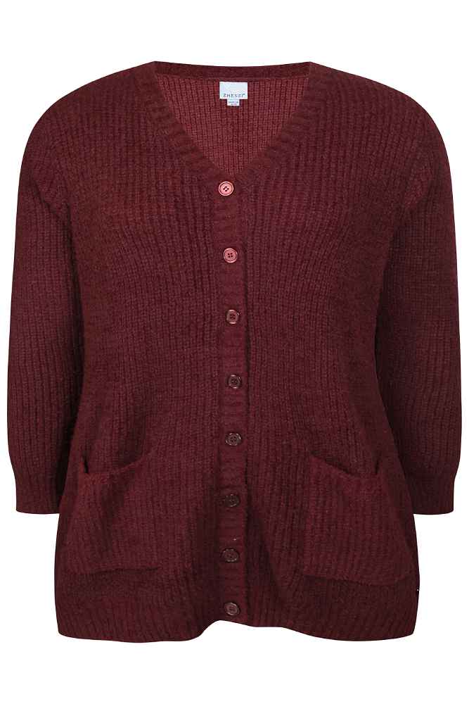 Zhenzi vest 200999 Drot Maroon
