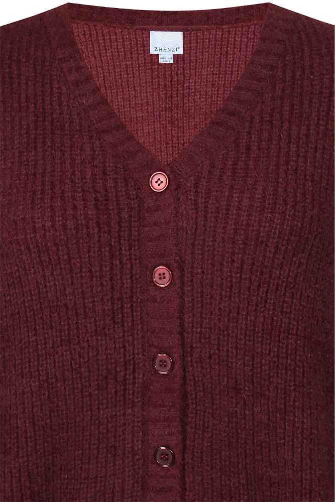 Zhenzi vest 200999 Drot Maroon