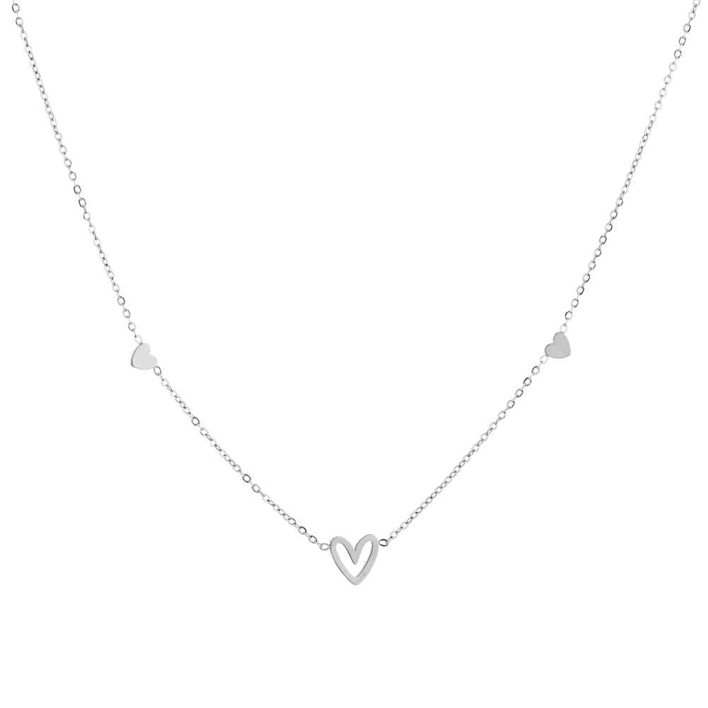 ketting 40+5CM JE13371 zilver