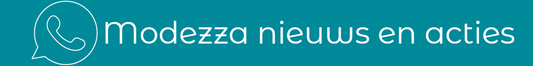 Nieuw bij Modezza: volg ons via WhatsApp