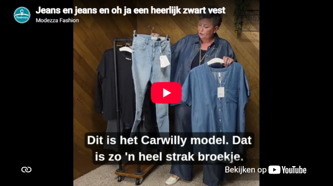 Babbelvideo 13 augustus 2026: jeans en een heerlijk zwart vest
