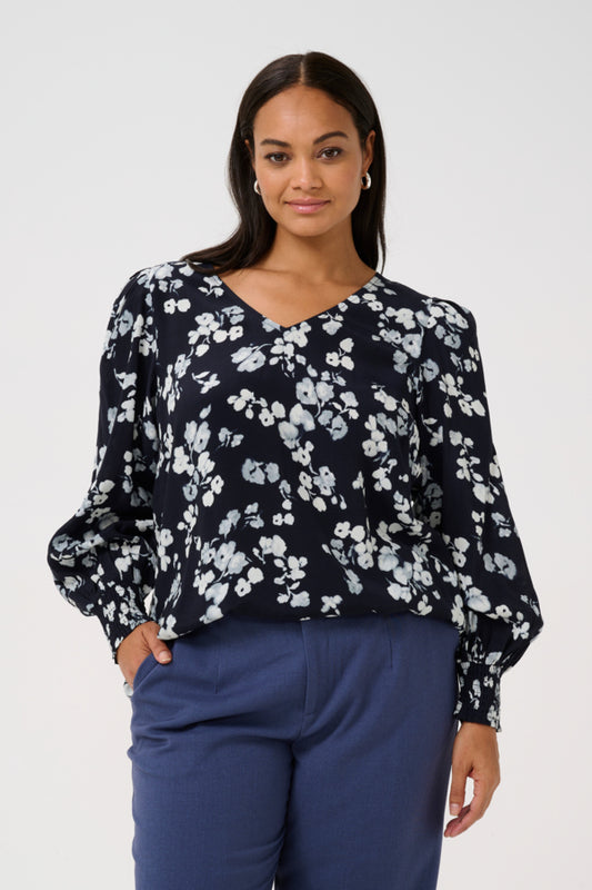 KCalicia Blouse 10582850 Marine Flower