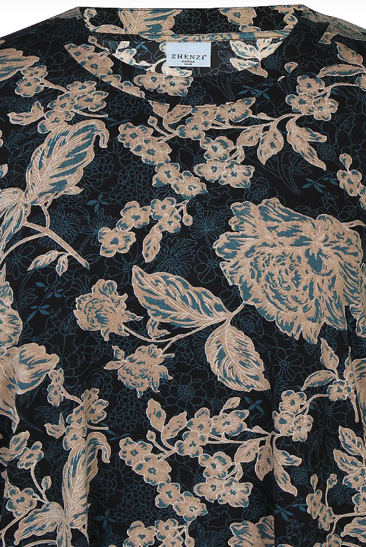 Zhenzi blouse groen, detailfoto