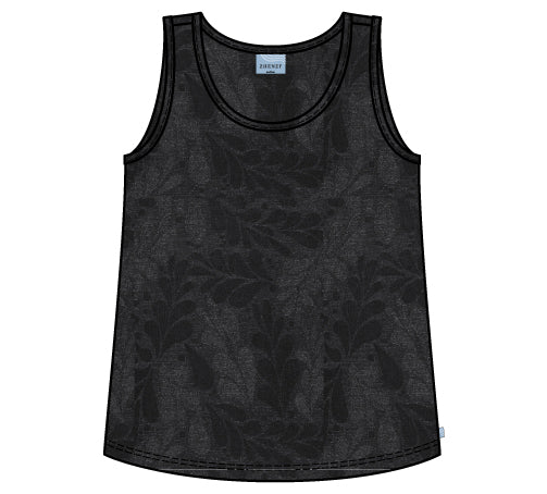 Zhenzi top met relief 201584 Zwart