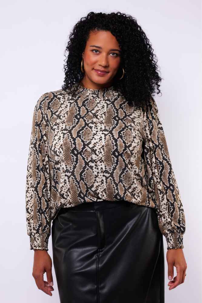 Exxcellent blouse 25WQE06 Ella Groen