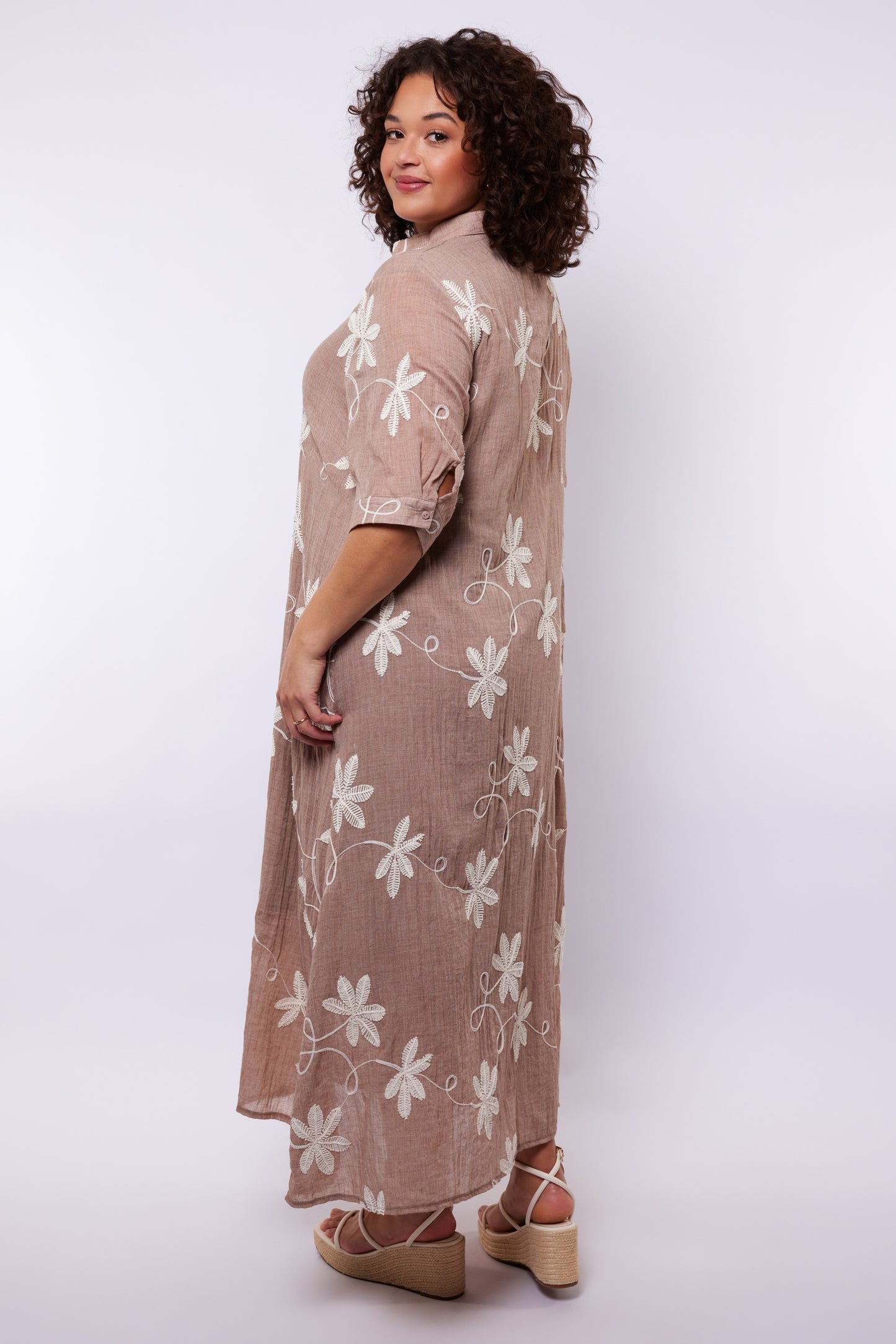 Exxcellent jurk Lilith 26ZEE01 Beige