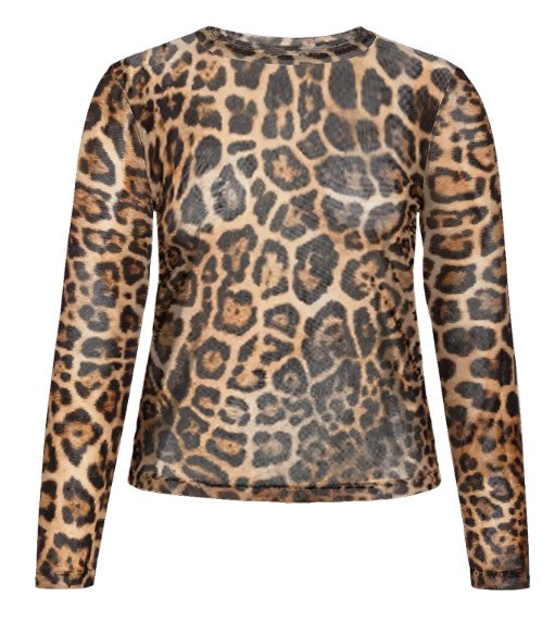 Noisy May Curve NMJUDITH L/S MESH TOP CURVE 27035864 216869002 Black/Natrual LEO