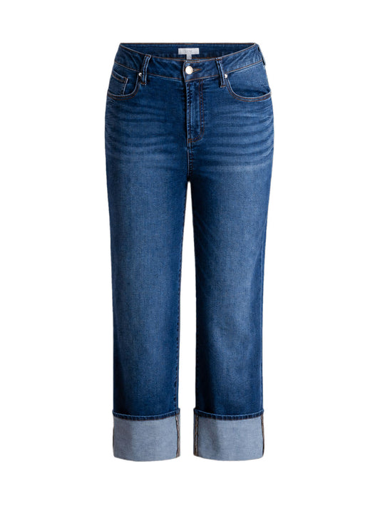 Yest Curve jeans grote omslag Tine A006410 Blauw