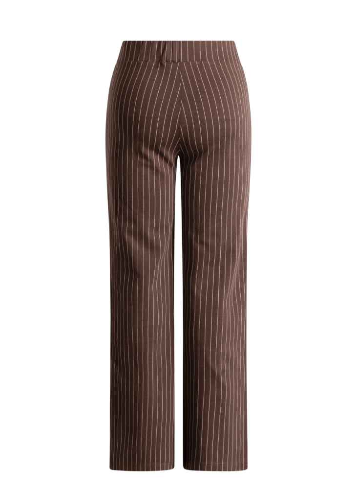 Yest Curve broek rechte pijpen Romana A006439 bruin